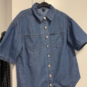 Denim Button Down Shirt